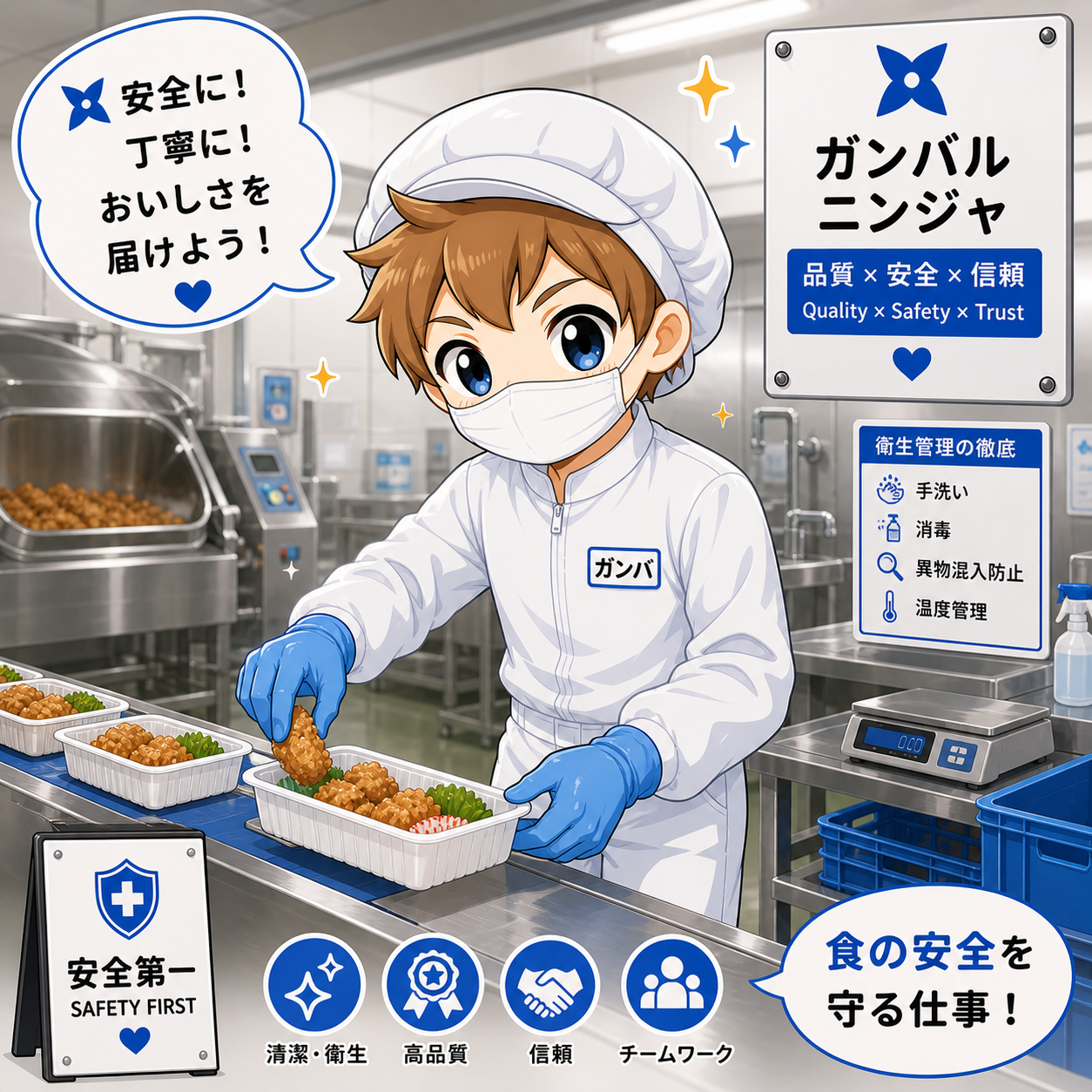 食品製造・安全第一